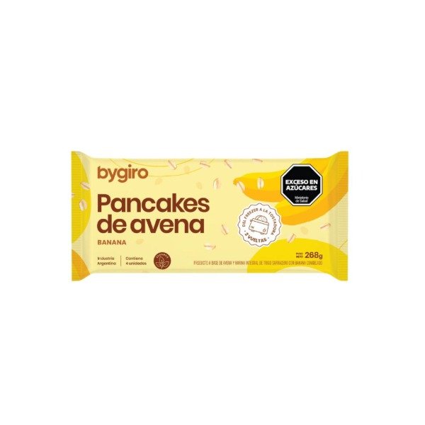 Producto - Pancake - BY GIRO-  de avena x4 unid (varios sabores)