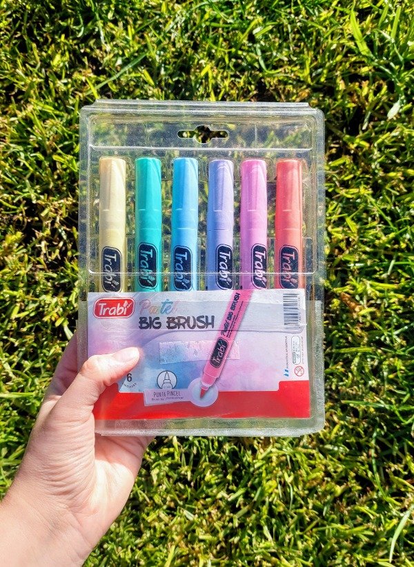 Producto - Marcadores Trabi BIG brush x6 pastel