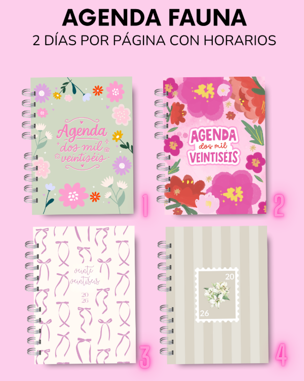 Producto - AGENDA FAUNA - 2 días por página - 1