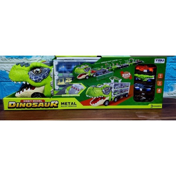 Producto - Camión dinosaurio extensible con luz y sonido