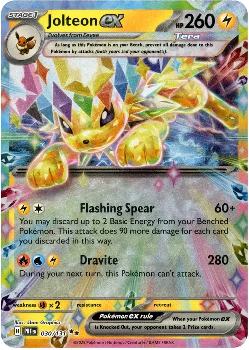 Producto - Jolteon ex - 030/131 - Prismatic Evolutions - Holo