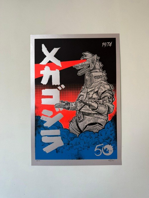 Producto - Mecha-Gojira 50th reprint (naranja fluo)