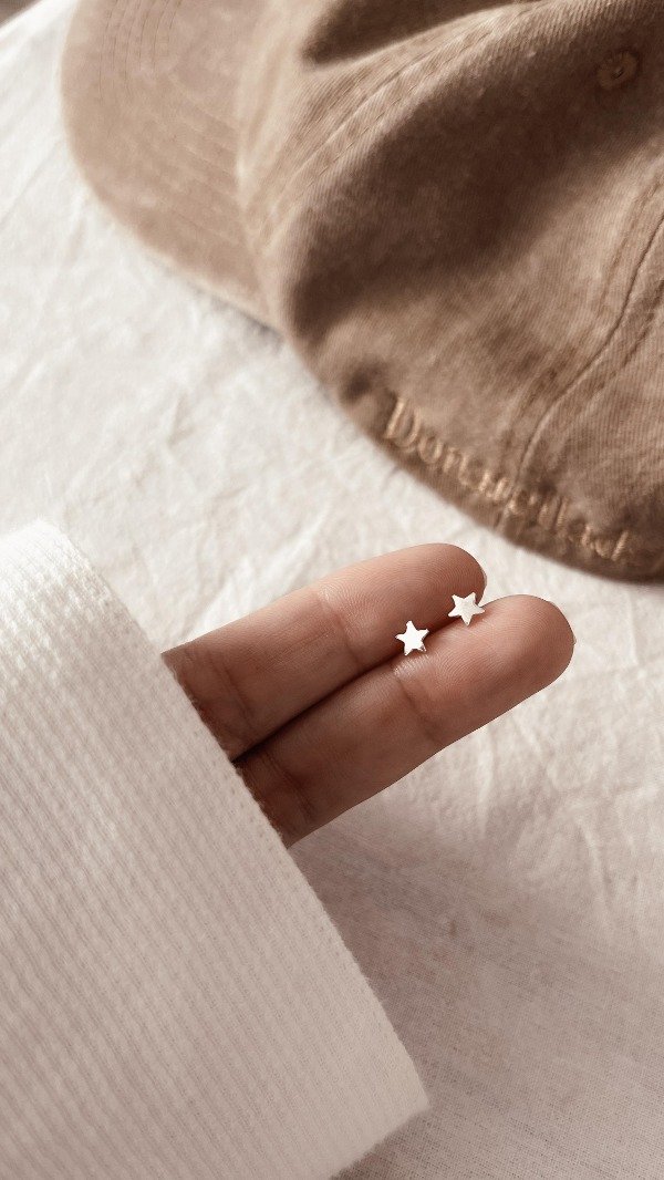 Producto - Aros estrellita plata