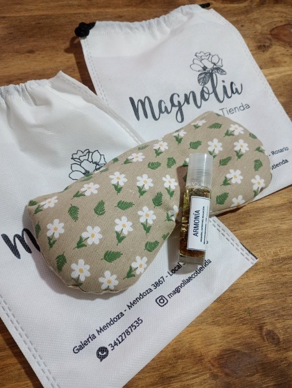 Producto - KIT MIGRAÑA Antifaz relax + óleo armonía