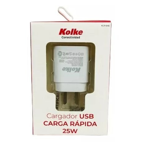 Producto - CABEZAL CARGADOR TIPO C KOLKE KCR-648 30W