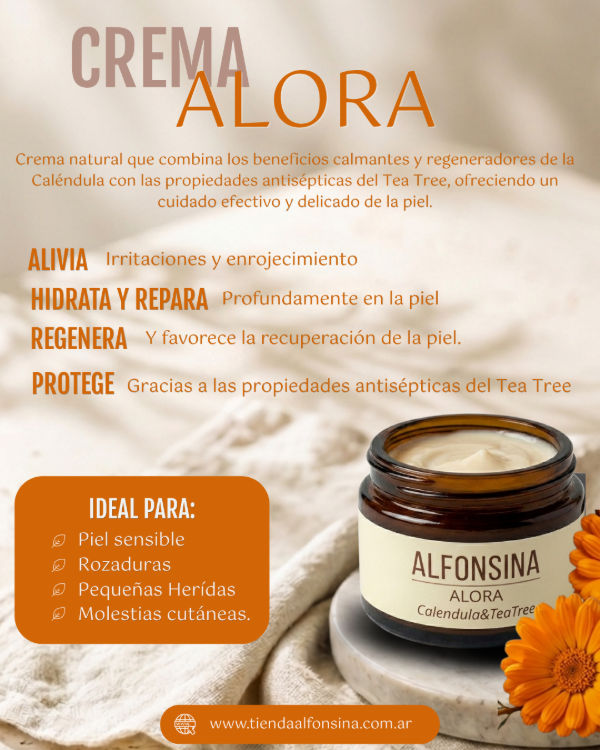 Producto - ALORA ( Calendula y teatree )