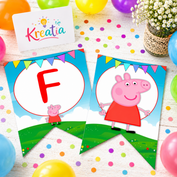 Producto - Banderín Peppa Pig