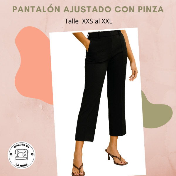 Producto - Pantalón Ajustado con Pinza