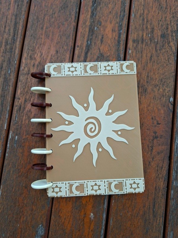 Producto - Planner mensual y semanal A5 - Sol étnico