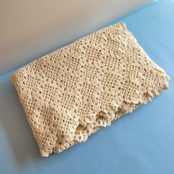 Producto - Mantel tejido a crochet estilo vintage x 1 unidad