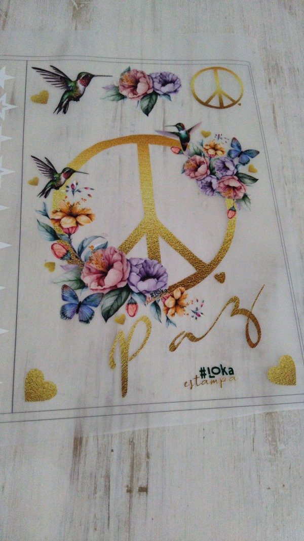 Producto - Termotransferibles 20x29cm Aves #1