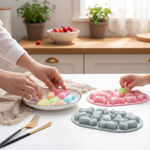 Producto - MOLDE DE SILICONA PARA BOMBONES JABONES CONEJOS Y ZANAHORIAS PASCUAS - 3