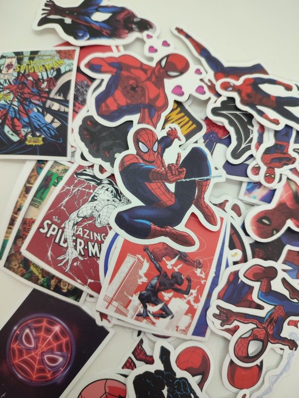 Producto - Stickers Spiderman surtidos por 50 unidades