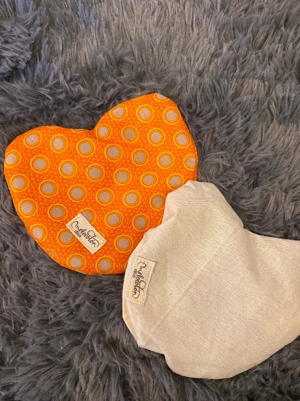 Producto - Almohadilla térmica corazón Marroquí naranja - 1