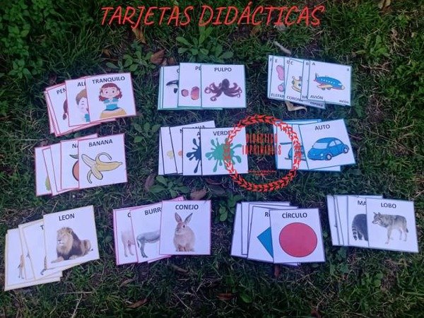 Producto - Pack tarjetas didácticas