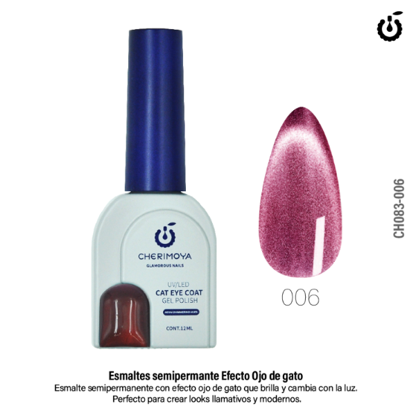 Producto - Esmalte ojo de gato Cherimoya 006