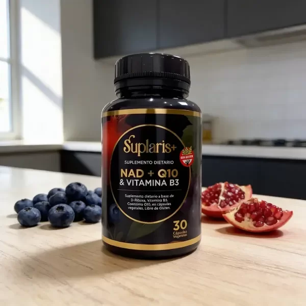 Producto - Suplaris Nad + Q10 Vitamina B3 Antioxidante 30 Cápsulas