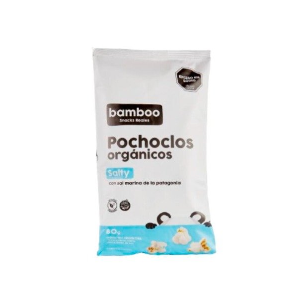Producto - Pochoclos Organicos Sal Marina x 60g BAMBOO
