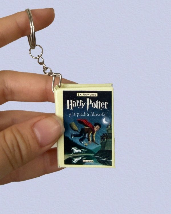 Producto - Llavero MINI LIBRO HARRY POTTER, LA PIEDRA FILOSOFAL - Llaveros - 0