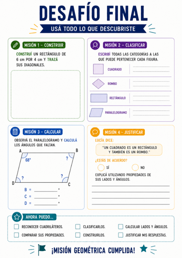 Producto - Geometría: Propiedades, clasificación, diagonales y construcciones - 19