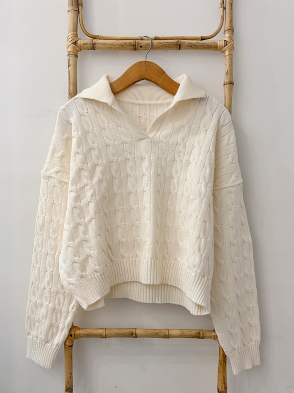 Producto - SWEATER CHOMBA CON TRENZAS