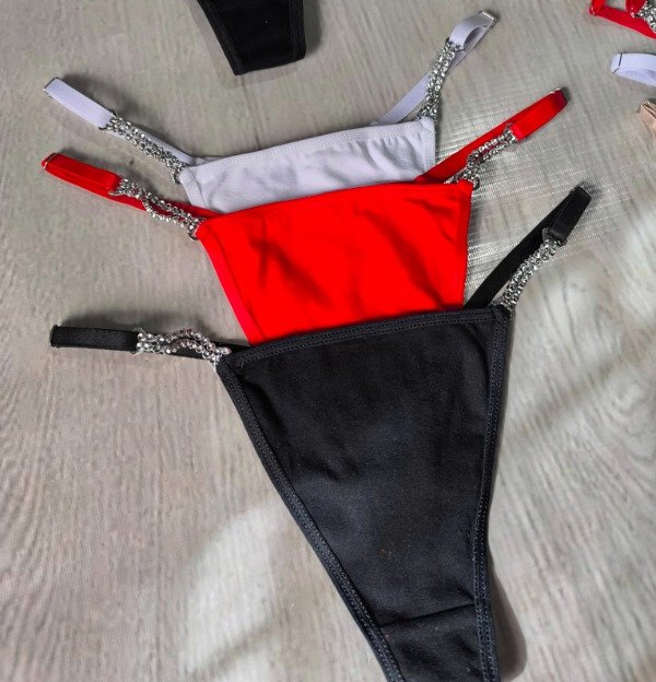 Producto - Set x3 tangas con strass