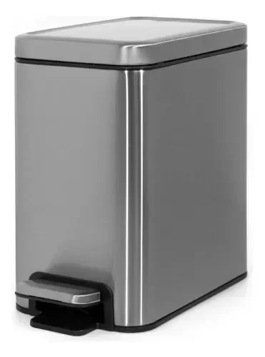 Producto - Cesto Residuos Eko Stella Slim Matt Steel 6 L Acero Inox