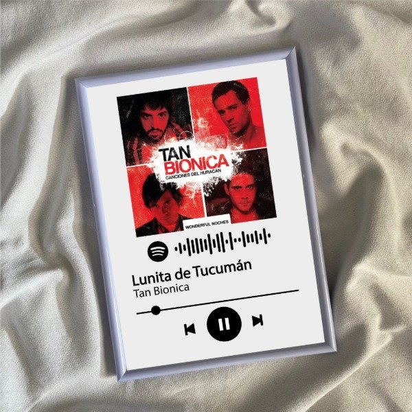 Producto - Cuadro Canción (Lunita de Tucumán - Tan Bionica)