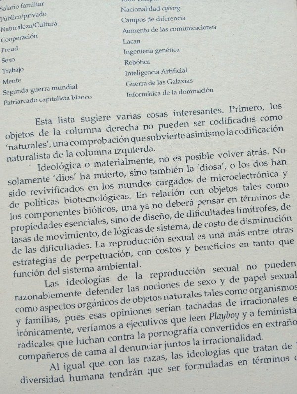 Producto - MANIFIESTO CYBORG de Donna Haraway - 1