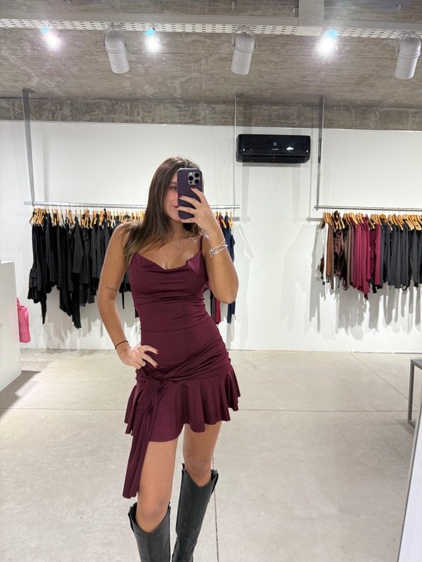 Producto - vestido anete bordo