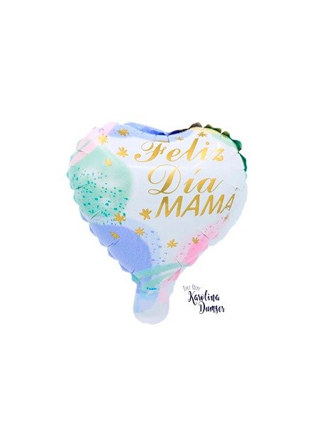 Producto - Globo Corazón Feliz Día Mamá 10" - 0