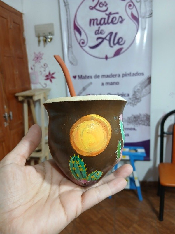 Producto - Mate de calabaza " ESPINAS" - 5