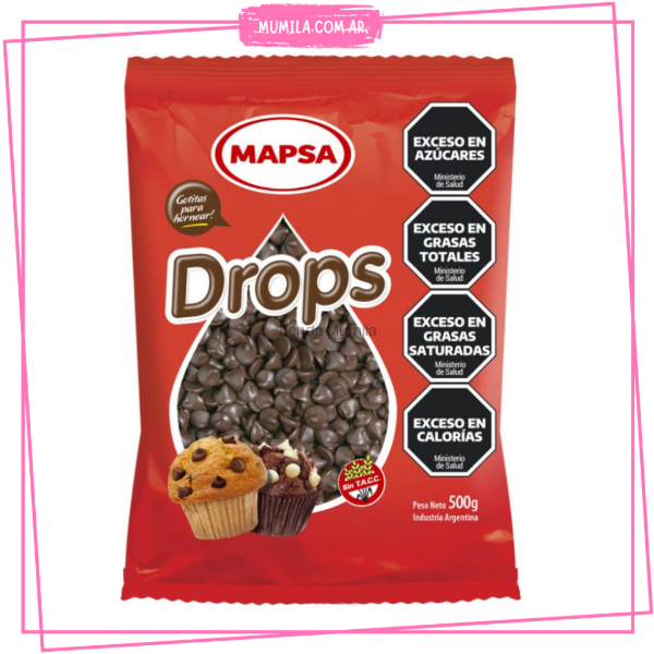 Producto - Chips chocolate negro Mapsa x500gr