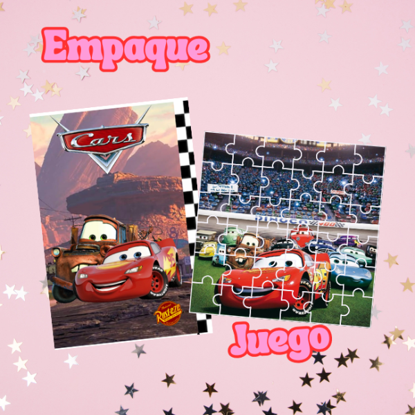 Producto - Rompecabezas Cars + packaging