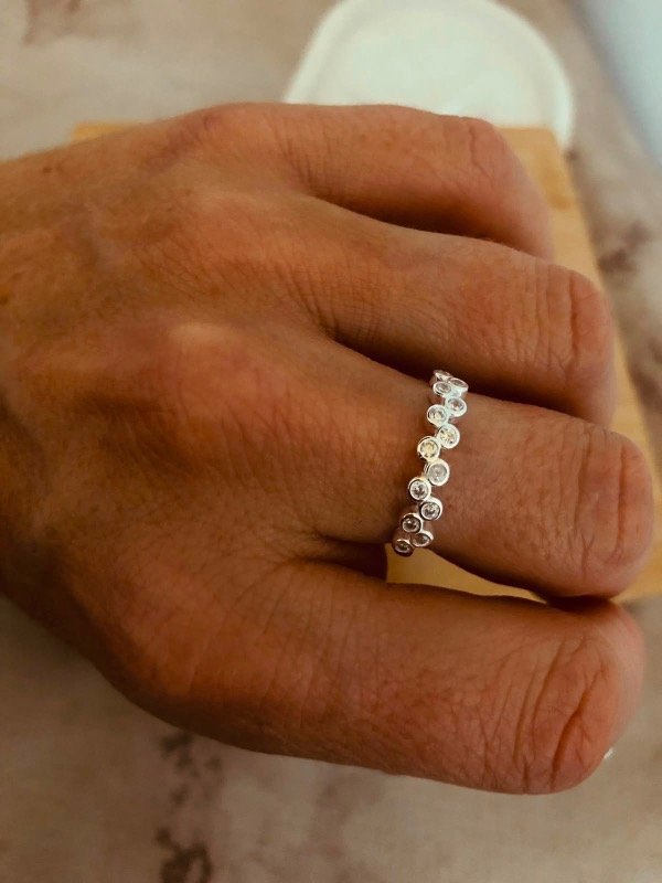 Producto - Anillo doble cubic micropave Plata 925