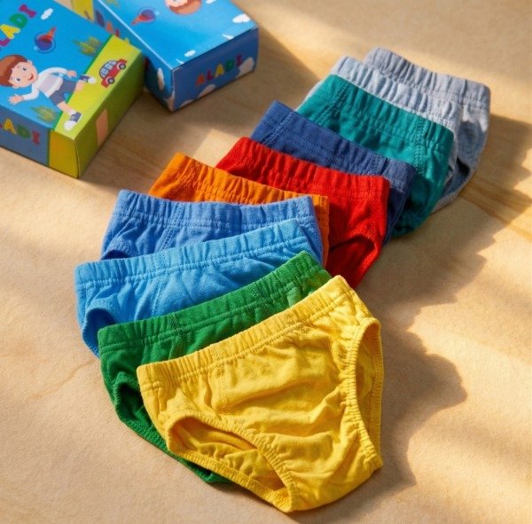 Producto - Docena Slip Niños Algodon Puro Baladi