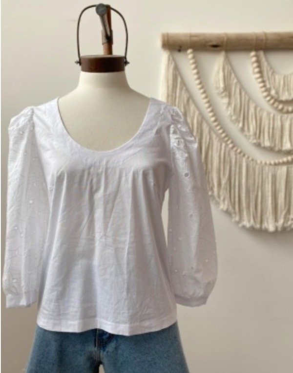 Producto - Blusa manga broderie