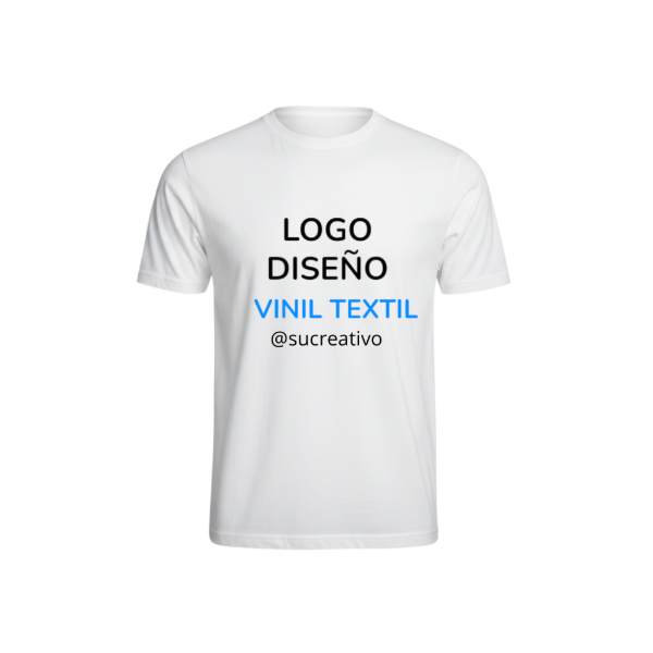 Producto - Remera con Vinil Textil - Algodón Peinado 24.1 Unisex - Adultos