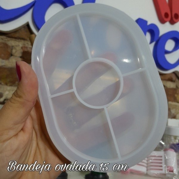 Producto - Bandeja ovalada ancha 15 cm