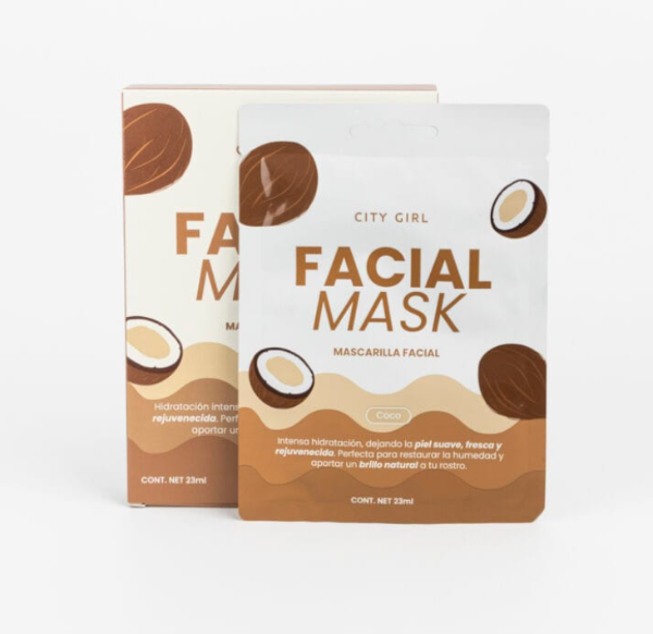 Producto - Mascarilla facial de coco city girl