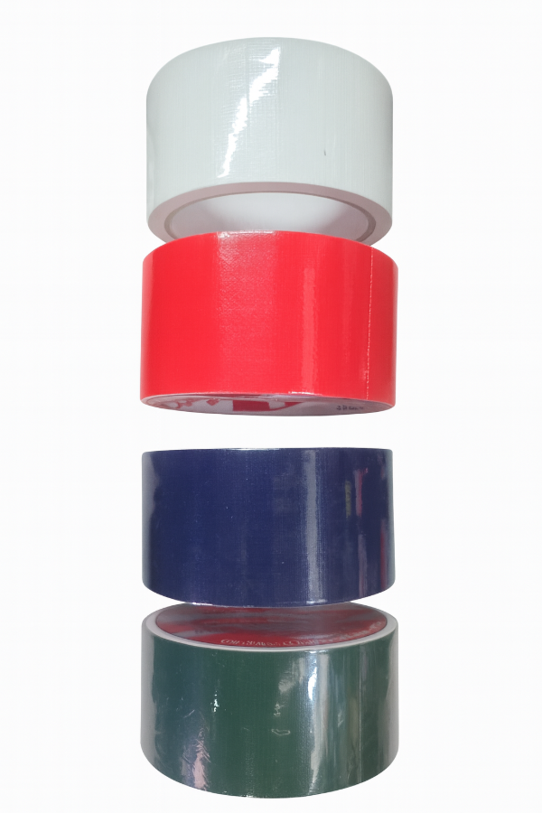 Producto - Cinta Tacsa Duck Tape 9 Metros Colores Reforzada tramada tela - 3