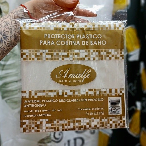 Producto - Protector Polietileno Para Cortina De Baño 50 Micrones 1002