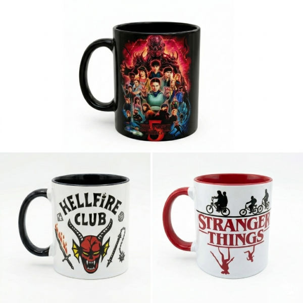 Producto - TAZA CERAMICA IMPRESA STRANGER THINGS