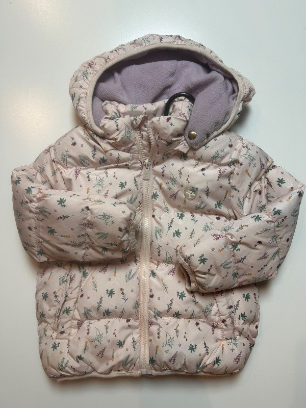 Producto - Campera inflable rosa estampada Baby Harvest - 1