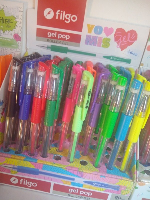 Producto - Bolígrafos Gel pop Filgo