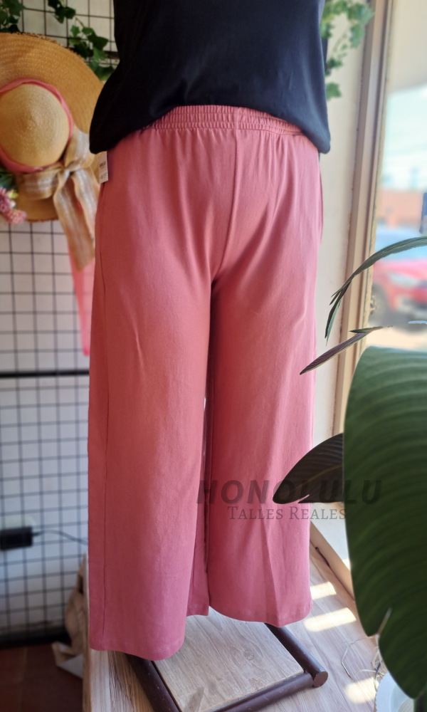 Producto - Pantalon de Algodón Rustico Rosa