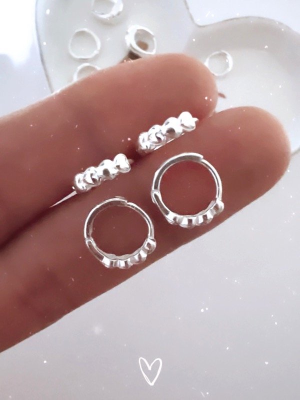 Producto - Aros Corazones (x par)