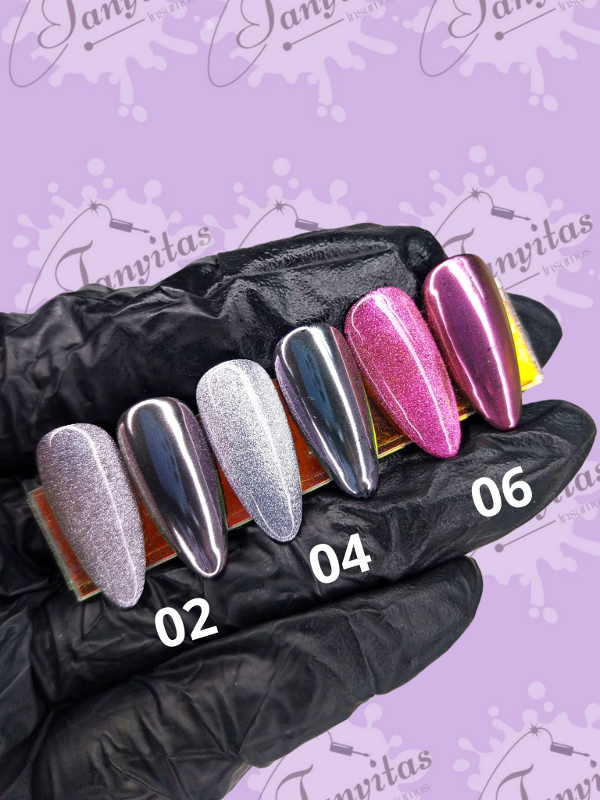 Producto - Polvo Cat Eye y Espejo 2en1