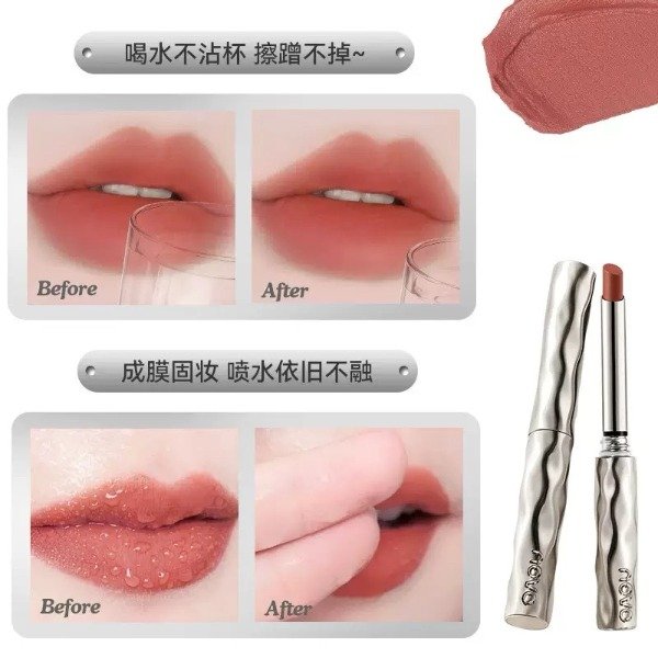 Producto - Labial matte en barra intransferible mist kiss 505 -  Novo - 2