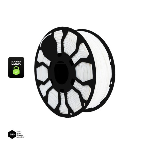 Producto - Filamento Hellbot ECOFILA PETG 1,75mm 1kg LOCK V2 BLANCO